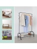 relaxdays Kleiderständer in Weiß - (B)110 x (H)160 x (T)40 cm