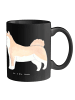 Mr. & Mrs. Panda Kaffeetasse Akita Inu Liebe mit Spruch in Schwarz