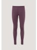 Hessnatur Leggings Fitted WARM TOUCH in brombeere