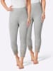 WITT WEIDEN Capri-Leggings in grau-meliert