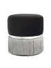 Kayoom Hocker Rebecca in schwarz - grau - silber
