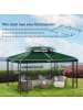 Outsunny Pavillon Ersatzdach 3 x 4 m Grün