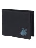 oxmox New Cryptan Geldbörse RFID Schutz 12 cm schwarz-turtle 2.0 cyan