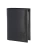 oxmox Leather Geldbörse RFID Schutz Leder 13 cm in schwarz-turtle 2.0