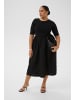 KAFFE curve Kleid KCkristi Tight fit in Black Deep