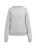 DreiMaster Maritim Sweatshirt Mit Rundhals in Hellgrau Melange