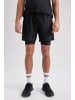 DeFacto Funktionsshorts SLIM FIT in Schwarz