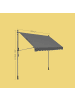 SONGMICS Klemmmarkise Sheld in Grau - (B)130 x (H)300 x (T)0.1 cm