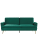 Beliani Schlafsofa VETTRE in Grün/Gold - (W) 210 x (H) 88 x (L) 84 cm