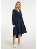 DreiMaster Damen Midikleid in Marine