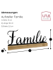UNUS Deko-Schriftzug Aufsteller Sweet Home oder Familie in Schwarz