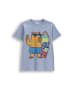 Coccodrillo Baumwoll-T-Shirt mit kurzen Ärmeln in blau