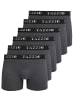 Tazzio Boxershorts 6er-Pack "BS1010" in Anthrazit