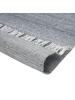 Beliani Geflochtener Teppich MALHIA in Grau - (W) 160 x (H) 0.5 x (L) 230 cm