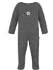Normani Outdoor Sports 2x MERINO Babystrampler Levin in Grau/Anthrazit