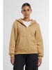 Urban Classics Urban Classics Ladies Bonded Sherpa Zip Hoody in unionbeige