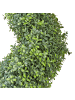 Beliani Kunstpflanze BUXUS SPIRAL TREE in Grün/Schwarz - (W) 30 x (H) 98 x (L) 30 cm