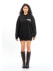 Tom Barron Freizeitanzug WOMEN OVERSIZE FIT TUNIC SWEATSHIRT in black