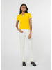 MADELEINE Klassisches Poloshirt in sonnengelb