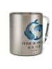Mr. & Mrs. Panda Thermobecher Sternzeichen Fische mit Spruch in Silber