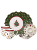 Villeroy & Boch 6-tlg. Frühstücks-Set Toy's Delight in Grün-Weiß – in grün-weiß