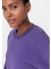 Hessnatur Fleece Sweatshirt in violett