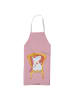 Mr. & Mrs. Panda Küchenschürze Einhorn König ohne Spruch in Rot Pastell