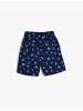 KOTON KURZHOSEN in Marineblau Gemustert