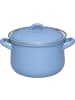 Riess Fleischtopf mit Deckel in Blau