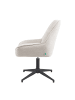 DUBI Möbel 2er-Set: Bürostuhl Mika-Yara in Creme - (B)60 x (H)85 x  (T)68 cm