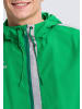 erima Squad Tracktop Trainingsjacke mit Kapuze in fern green/smaragd/silver grey