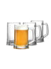 Ritzenhoff & Breker 4er Set Bierkrüge Leo 500 ml in transparent