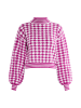 faina Damen Strickpullover in Fuchsia