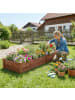 COSTWAY Pflanzkasten 240x60x25cm in Braun