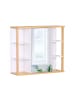 relaxdays Spiegelschrank in Weiß - (B)62 x (H)64 x (T)21 cm