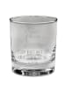 Mr. & Mrs. Panda Whiskey Glas Lama Springen mit Spruch in Transparent