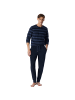 Schiesser Pyjama in Dunkelblau