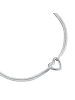 Glanzstücke München Armband Herz aus Edelstahl in silber