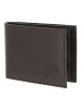 oxmox Leather Geldbörse RFID Schutz Leder 11 cm in braun-lizard 2.0