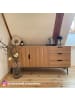 home24 home24 Skandinavisches Sideboard aus edlem Echtholzfurnier mit 2 Türen Kommoden in Eiche
