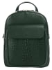 Cluty Rucksack echt Leder in dunkelgrün