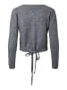 Pieces Strickteil in Medium Grey Melange