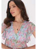 faina Women Blouse in light blue multicolor