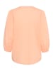Kaffe Langarm-Bluse KAjollia Regular fit in Peach Nectar