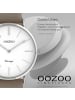 Oozoo Armbanduhr Oozoo Vintage Series grau, taupe groß (ca. 40mm)