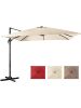 COSTWAY Sonnenschirm 300x300cm in Beige