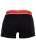 Superdry Boxershort 3er Pack in Schwarz/Orange