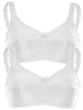 Sassa 2er Sparpack Soft BH 18015 in weiss weiss