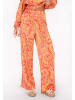 IZIA Women Pants in orange multicolor