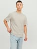 Jack & Jones Logo Print T-Shirt Kurzarm Shirt JORVESTERBRO in Sand